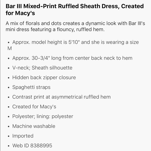 Bar III sundress - Picture 4 of 4